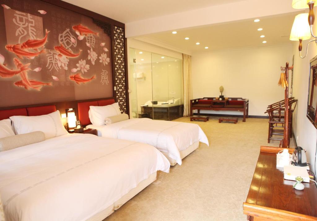Yangshuo Morning Sun Hotel Rum bild