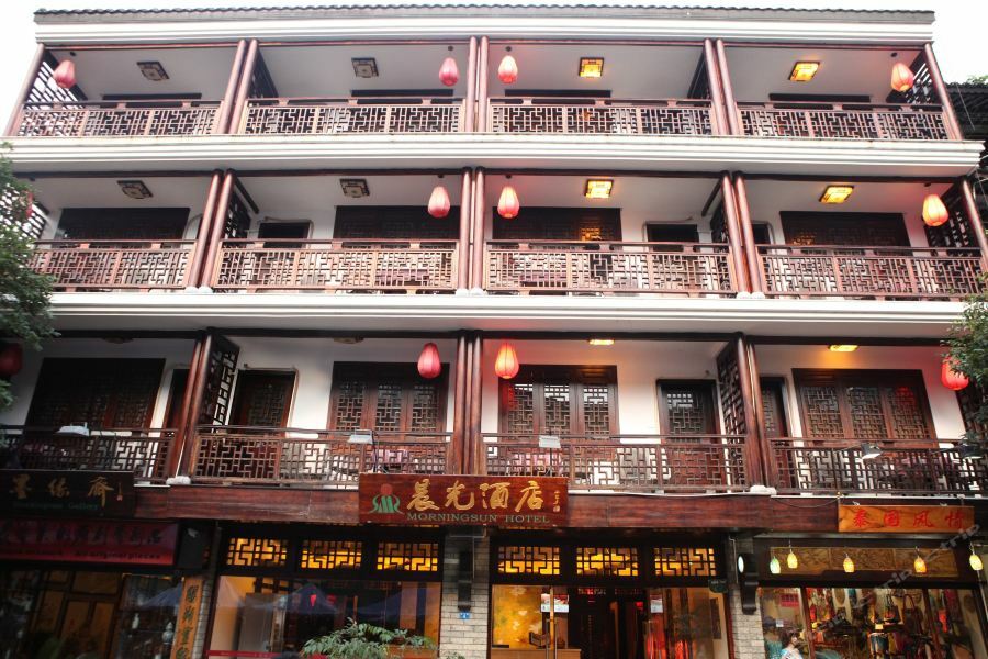Yangshuo Morning Sun Hotel Exteriör bild